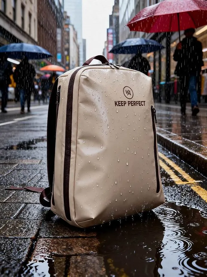 Professional waterproof backpack for urban commute, padded laptop sleeve