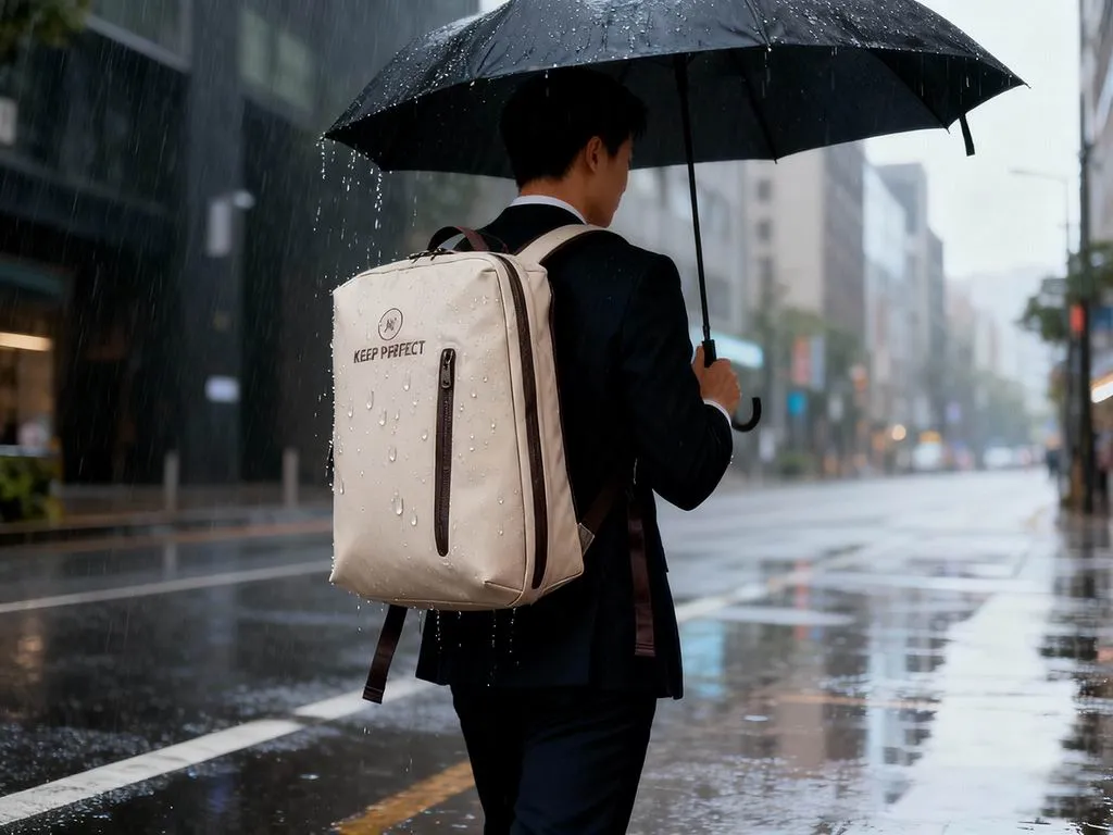 Professional waterproof backpack for urban commute, padded laptop sleeve