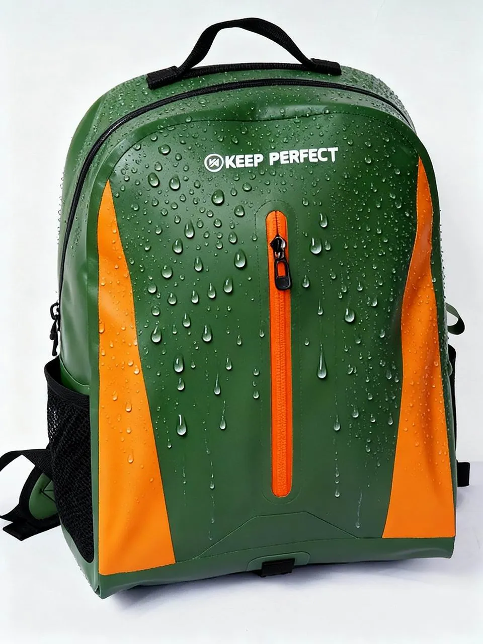 dry bag electronics - waterproof backpack with roll-top closure in outdoor setting